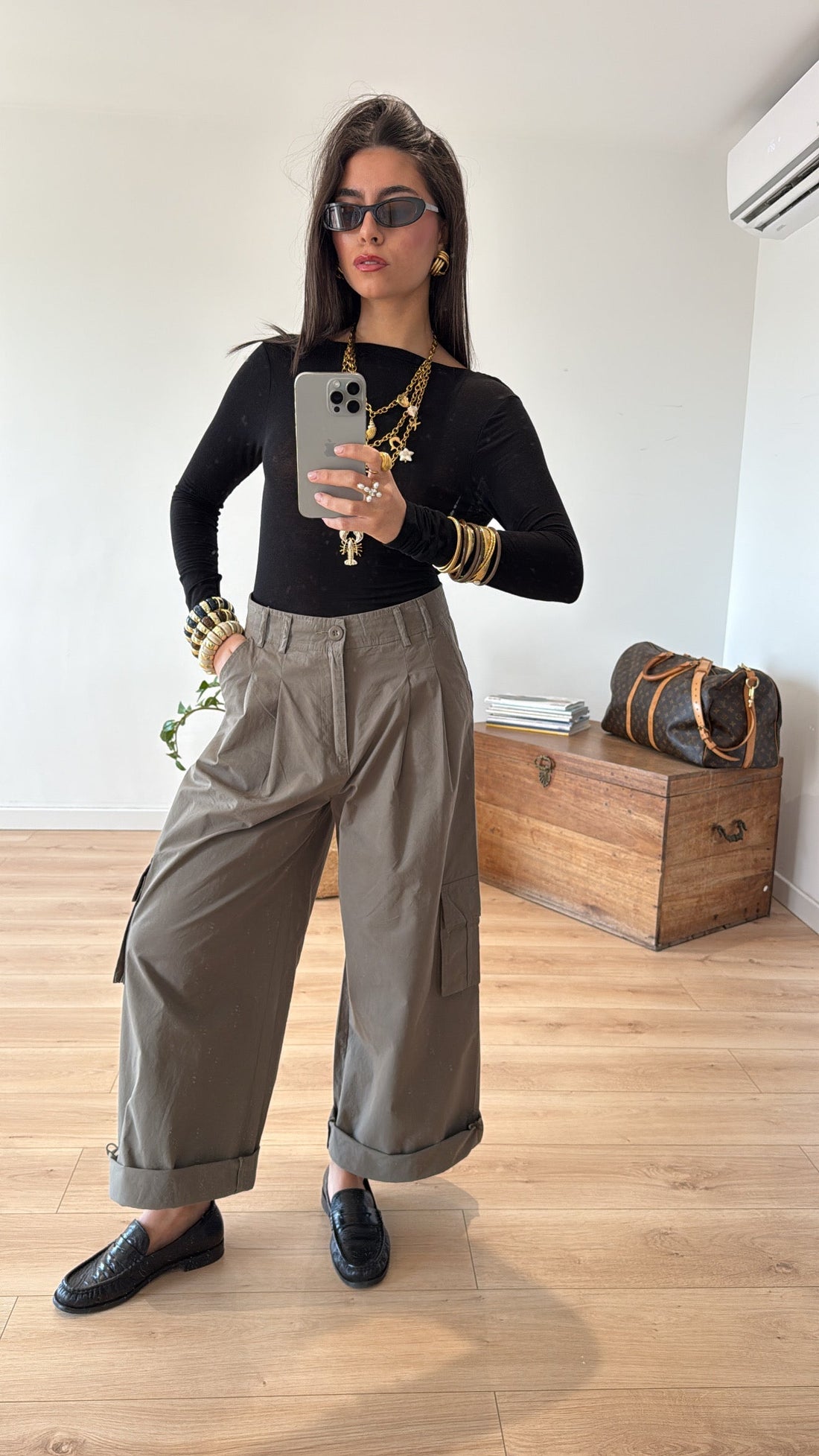 PANTALON « KARINE » KAKI