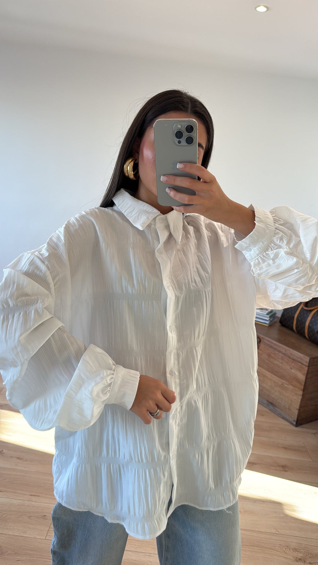 CHEMISE « CHARLOTTE » BLANCHE