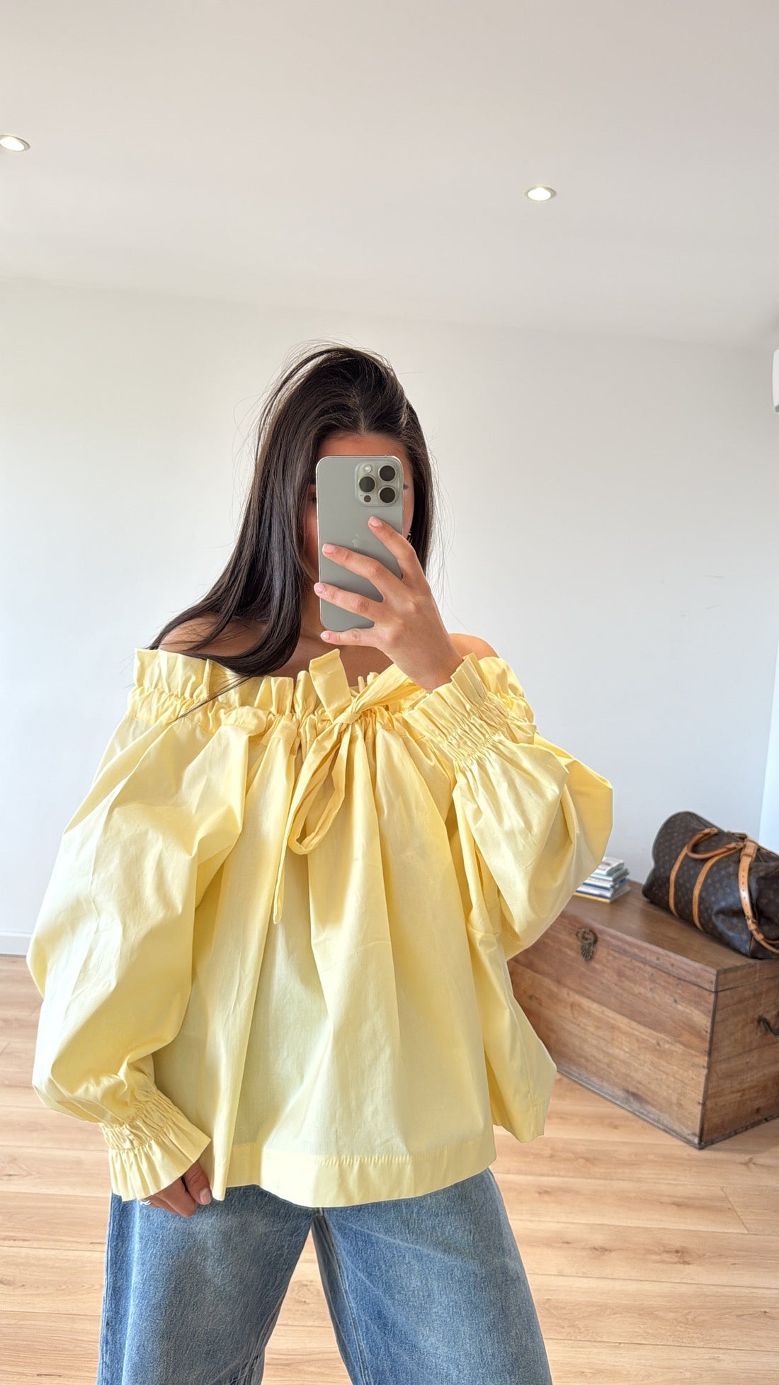 BLOUSE JAUNE "MONICA"